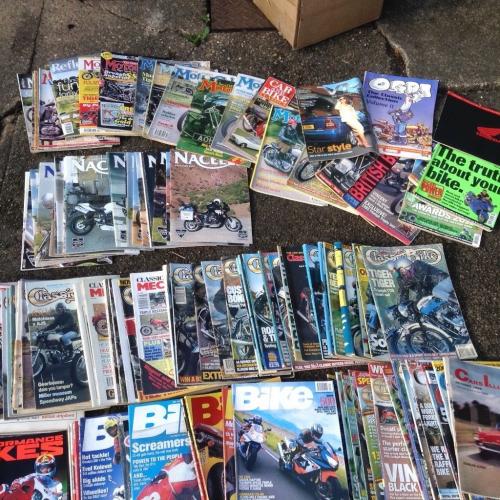 Motorcycle magazines