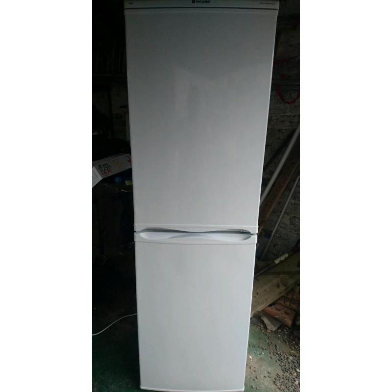 Almost 6ft hotpoint fridge freezer in excellent condition Can deliver free if local