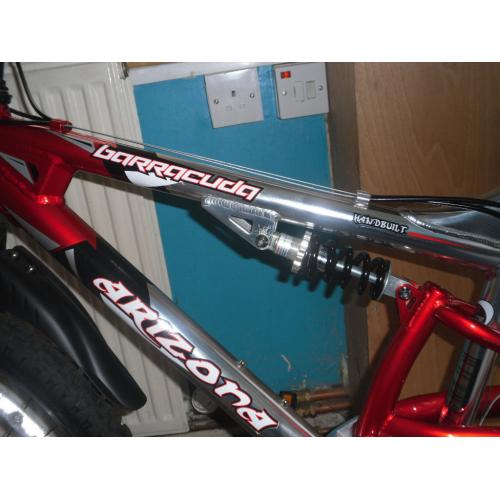 Baracuda arizona, dual suspension mountain bike.