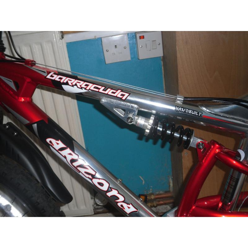 Baracuda arizona, dual suspension mountain bike.