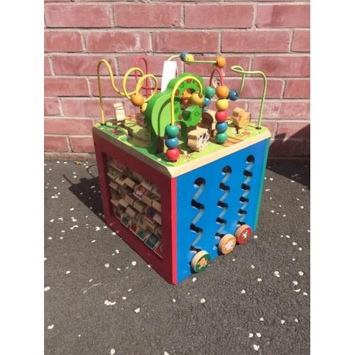 Kids wooden play box