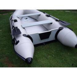3.2m BOAT RIB INFLATABLE DINGHY V AIR KEEL ALUMINIUM FLOOR 5 PERSON TAKES OUTBOARD CAR TOPPABLE