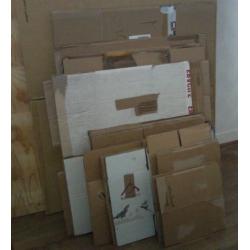 Cardboard Boxes, Packing Paper and Bubble Wrap