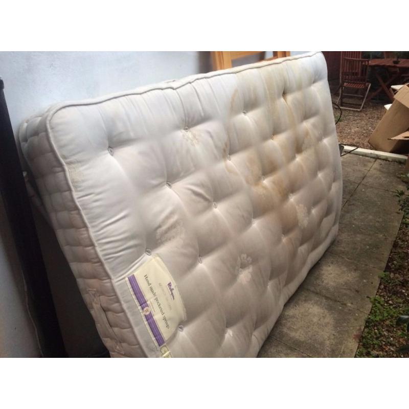 Double mattress (used) for free