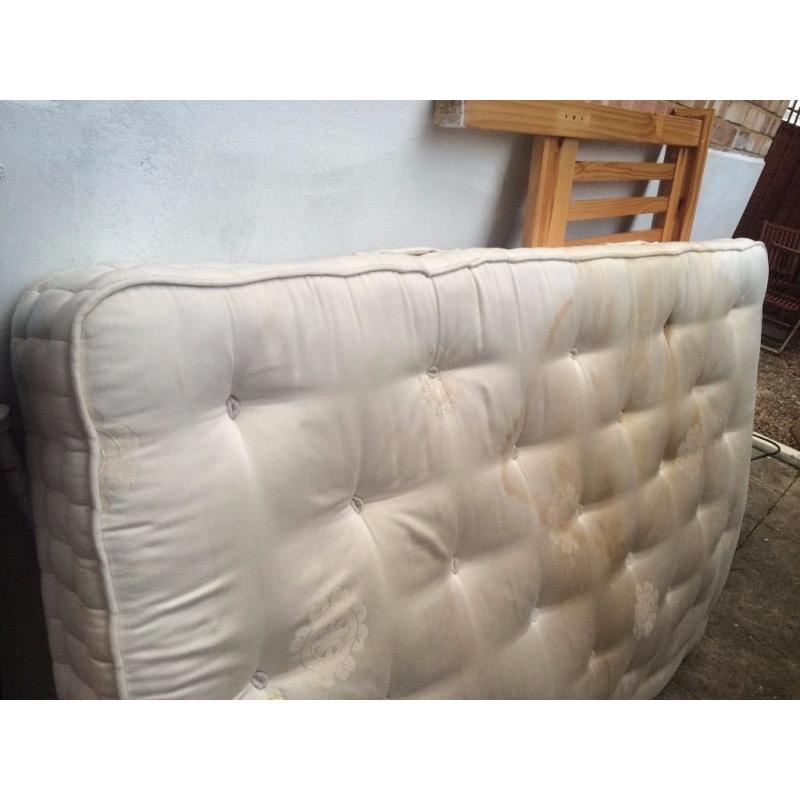 Double mattress (used) for free