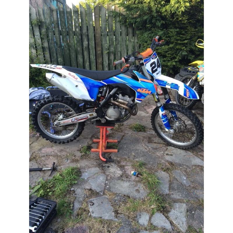 Ktm 250 sxf 2012 electric start model
