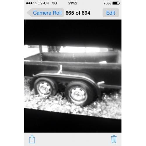 Cheapest 8x4 trailer twin axel good strong trailer no offers at all plz