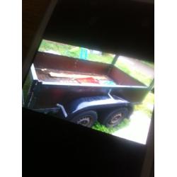 Cheapest 8x4 trailer twin axel good strong trailer no offers at all plz