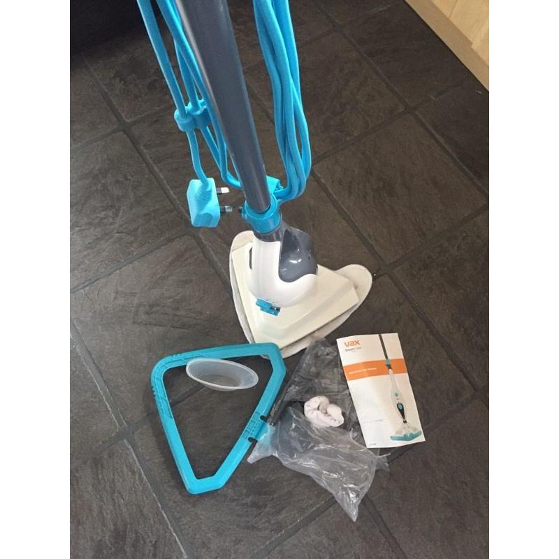 VAX Steam Clean Multi S85-CM Steam Mop - White & Blue