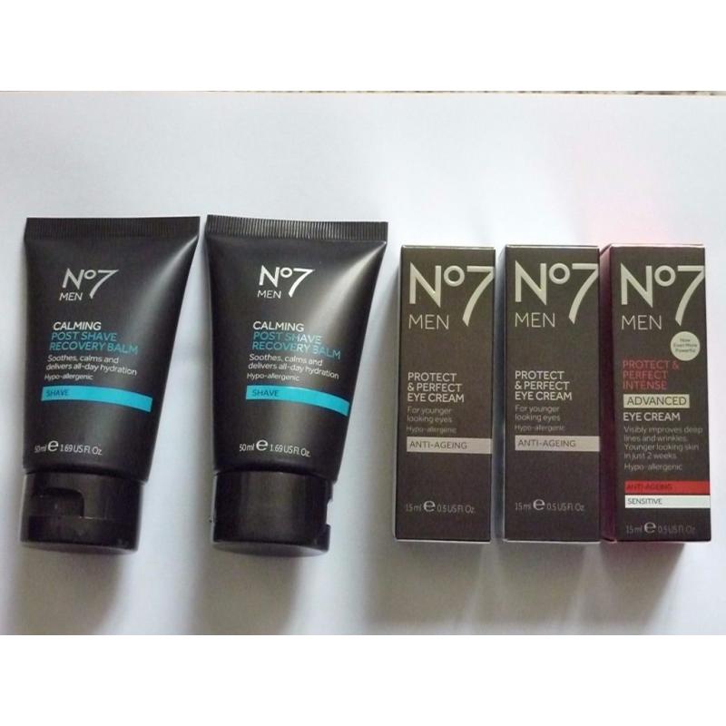 Boots No7 Mens Skincare Bundle - All Items Brand New