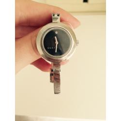 Ladies genuine Gucci watch with diamond