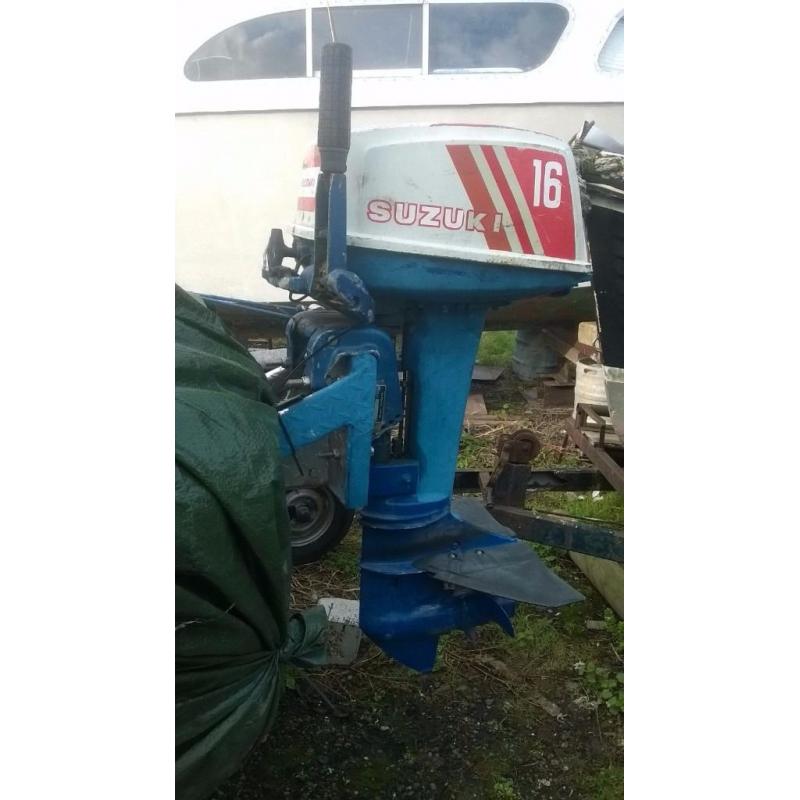 Suzuki 16hp Outboard Engine