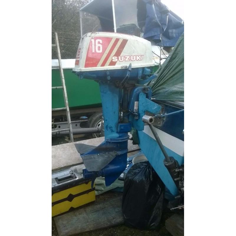 Suzuki 16hp Outboard Engine