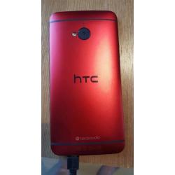 HTC ONE M7 LIMITED EDITION RED