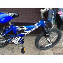 Boys 16" Blue Concept MX100 bike in excellent condition.