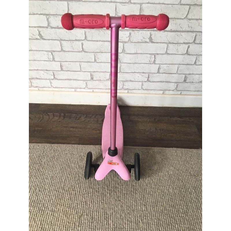 Mini micro scooter limited edition pink