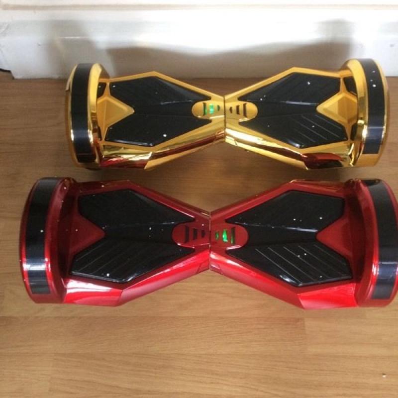 8 " Self electric balance scooter Electroplate Red and Electroplated Gold With Bluetooth