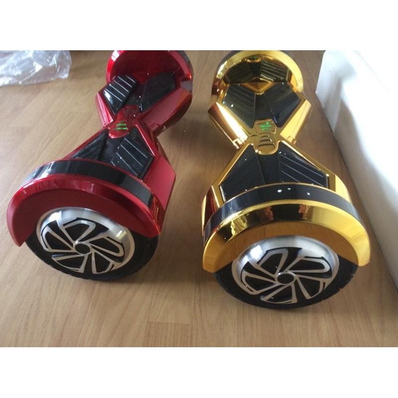 8 " Self electric balance scooter Electroplate Red and Electroplated Gold With Bluetooth
