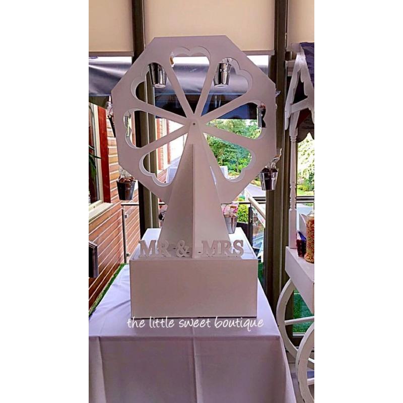 CANDY CART - FERRIS WHEEL - 4FT LED LETTERS - BALLOONS