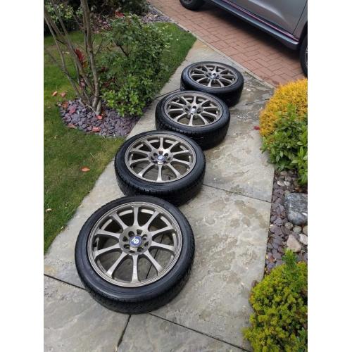 SPARCO 17" alloy wheels (bronze) w/ Winter tyres - Mini Cooper fitment - 205/45 R17