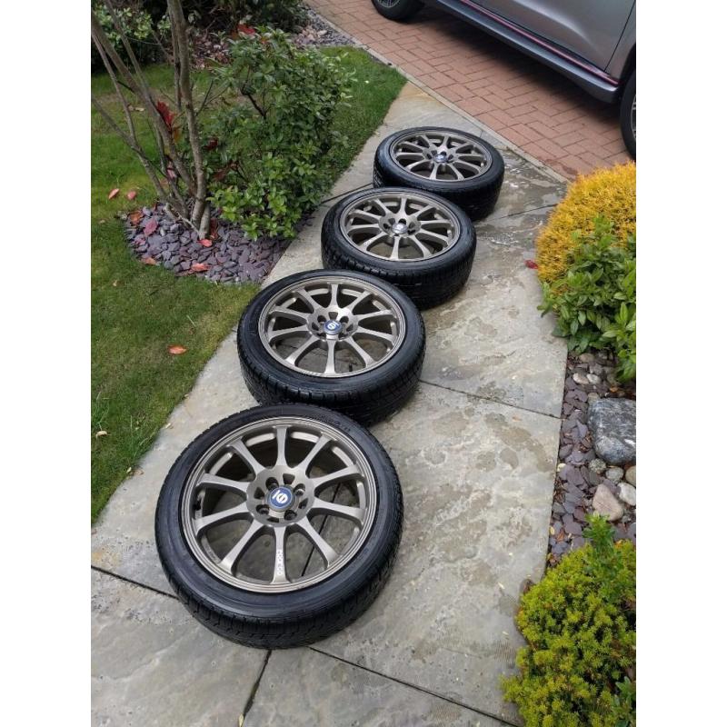 SPARCO 17" alloy wheels (bronze) w/ Winter tyres - Mini Cooper fitment - 205/45 R17