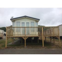 6 berth static caravan for sale at Haven site Lydstep.