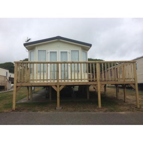 6 berth static caravan for sale at Haven site Lydstep.