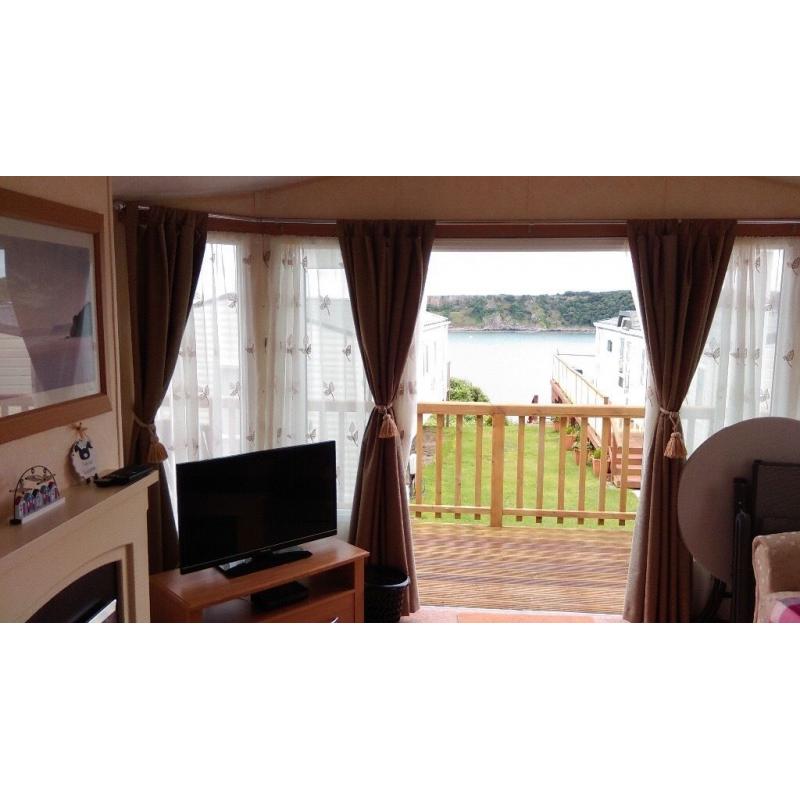 6 berth static caravan for sale at Haven site Lydstep.