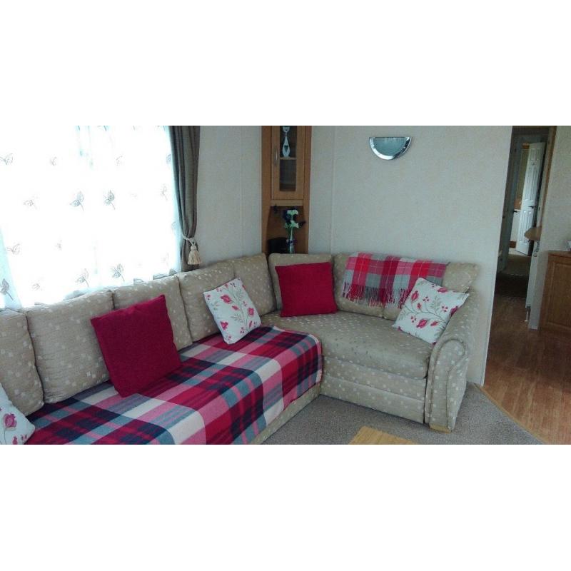 6 berth static caravan for sale at Haven site Lydstep.