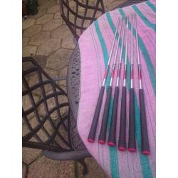 KBS C-Taper Stiff Flex Shafts 5 - PW 0.355 Taper Tip Iomic Grips New Pulls