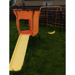 toddler chute and swing