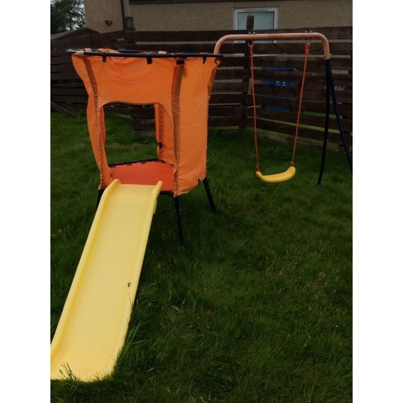 toddler chute and swing