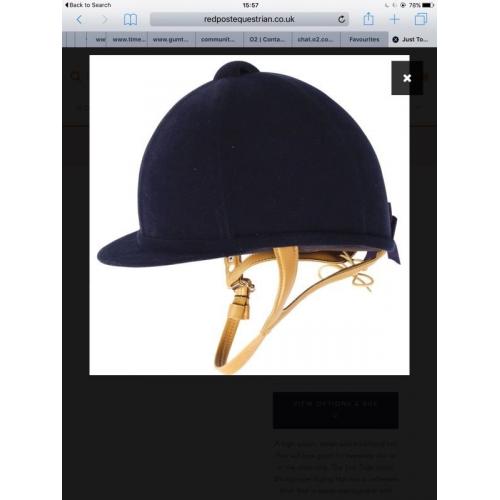 Just togs velvet hat horse riding