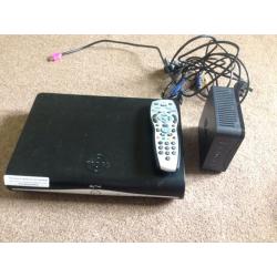 Sky+Hd box and router