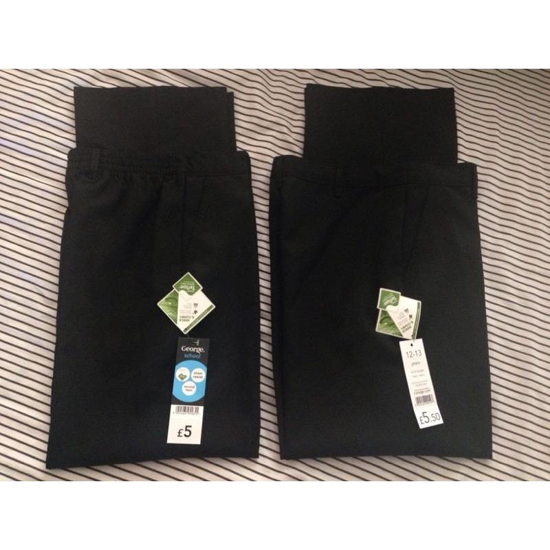 Boy School Trousers x2