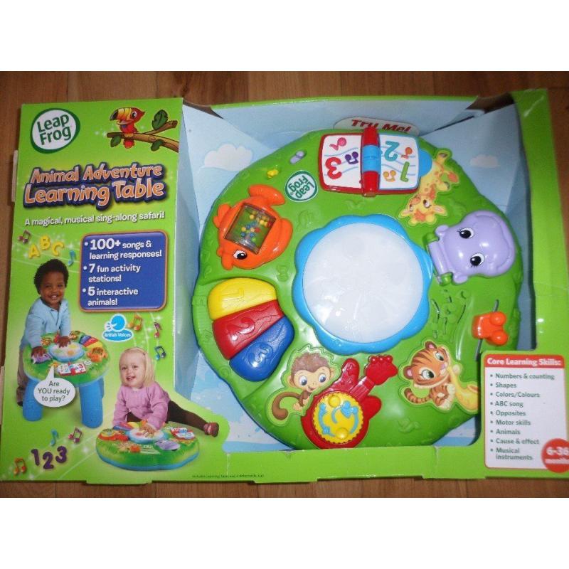 Leap Frog Animal Adventure Learning Table