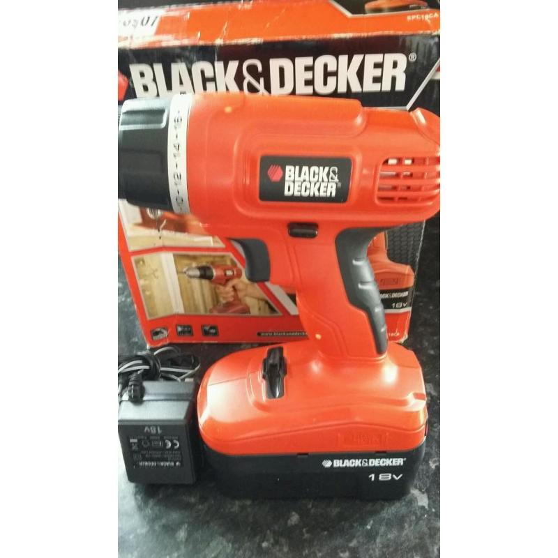 Black&Decker 18 volt drill