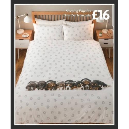 Sleeping Puppies Duvet Set