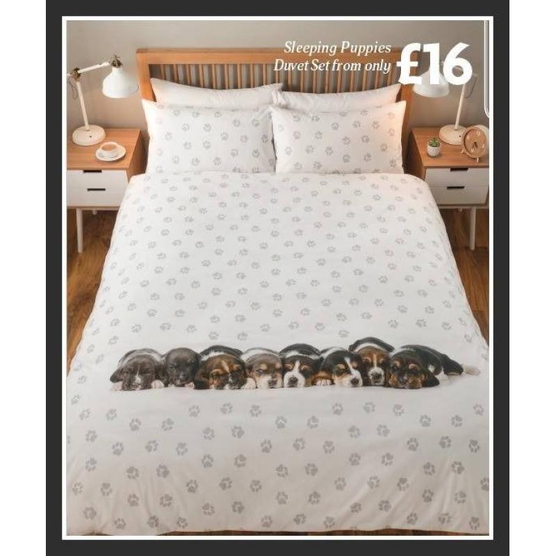 Sleeping Puppies Duvet Set
