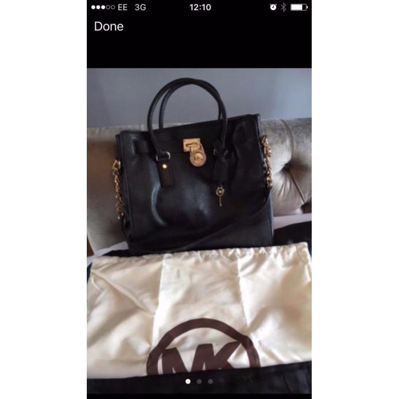 Michael kors hamilton tote bag! new
