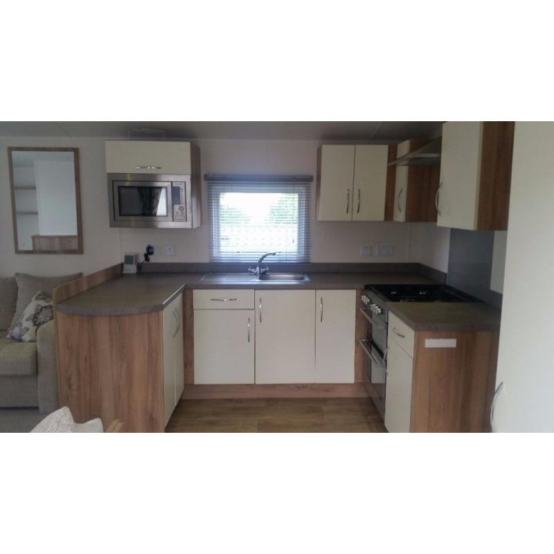 STATIC CARAVAN FOR SALE IN NORTH WALES- SNOWDONIA ON BRYNTEG 5* PARK WITH LARGE DECKING -LOW DEPOSIT