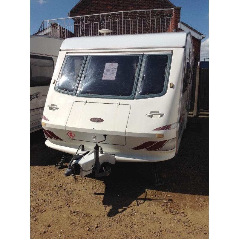 Elddis Gt cyclone 1998 5 berth double dinet