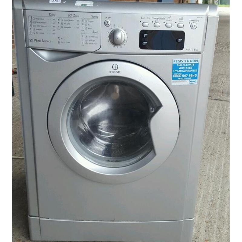 Indesit 8kg washing machine