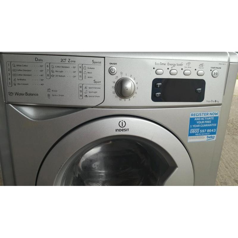 Indesit 8kg washing machine