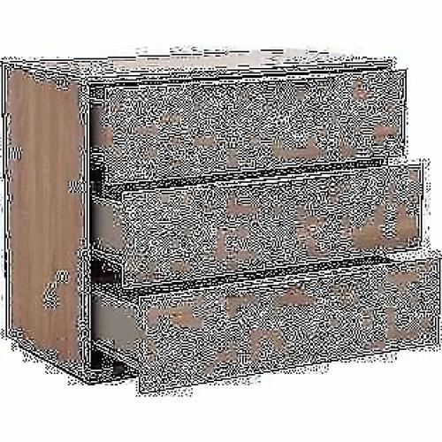 Hygena Bergen 3 Drawer Chest - Oak Effect. 2 OFF NEW BOXED
