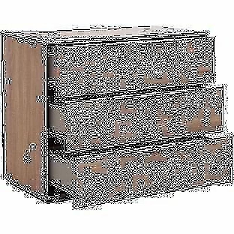 Hygena Bergen 3 Drawer Chest - Oak Effect. 2 OFF NEW BOXED