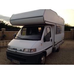 Fiat hobby Tuscan motorhome diesel left hand drive 1996 p reg