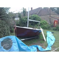 Enterprise sailing dinghy