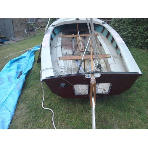 Enterprise sailing dinghy