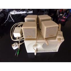 cambridge soundworks 4.1 amp & speakers fps1000 surround sound
